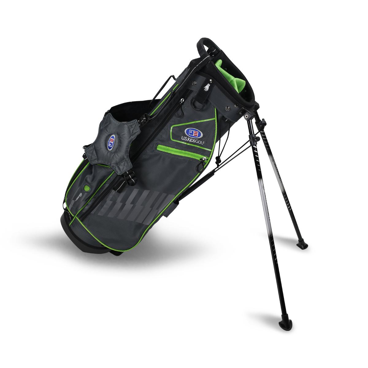 UL57-s Stand Bag/29 Inch, Grey/Green Bag | U.S. Kids Golf